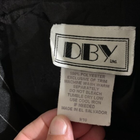 Black and White Pinstripe Jacket - Picture 2 of 3